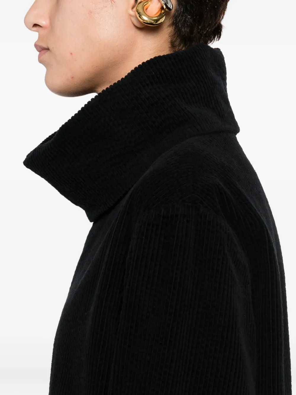 Christian Wijnants Roll-neck Sweater In Black