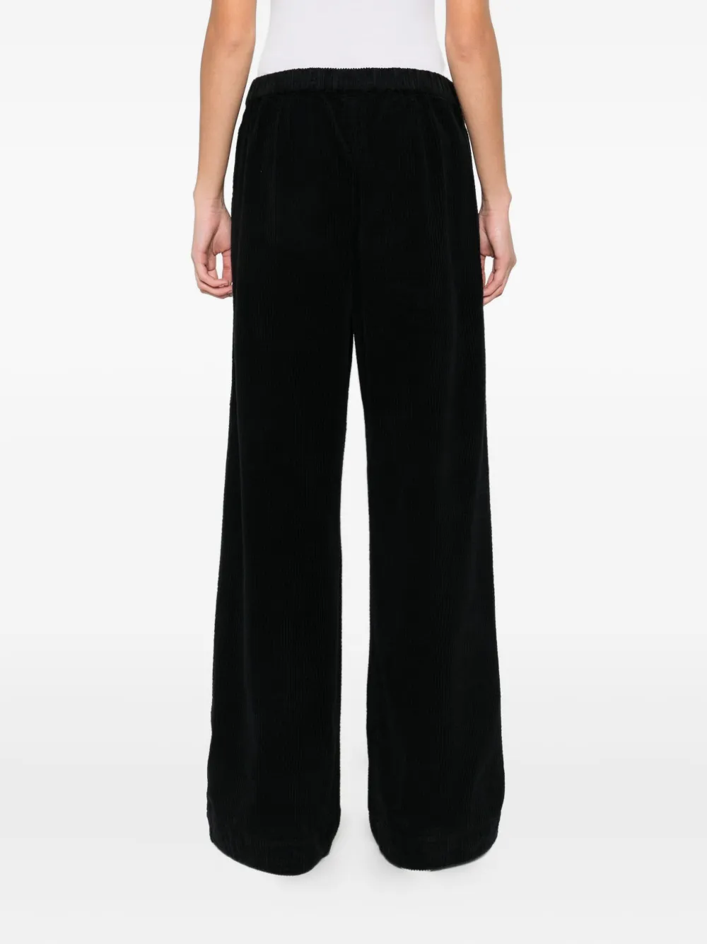 Christian Wijnants Corduroy Straight Trousers In Black