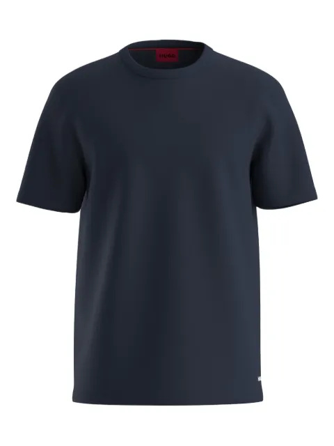 HUGO Camiseta decote careca com mangas curtas
