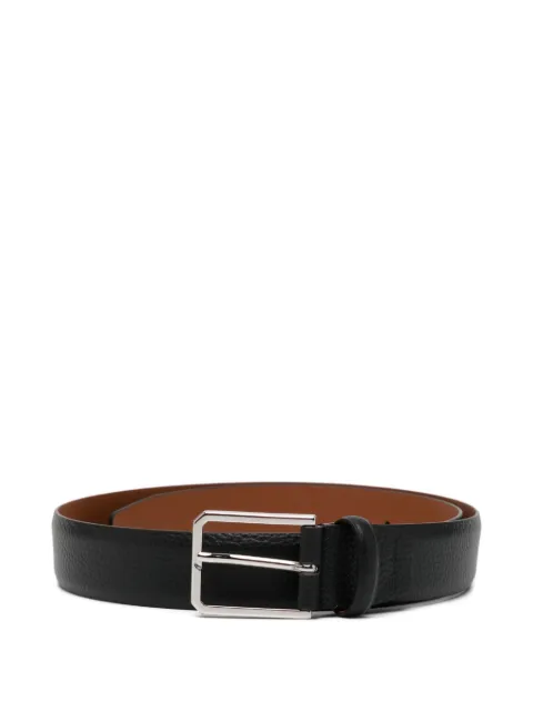 Santoni leather belt