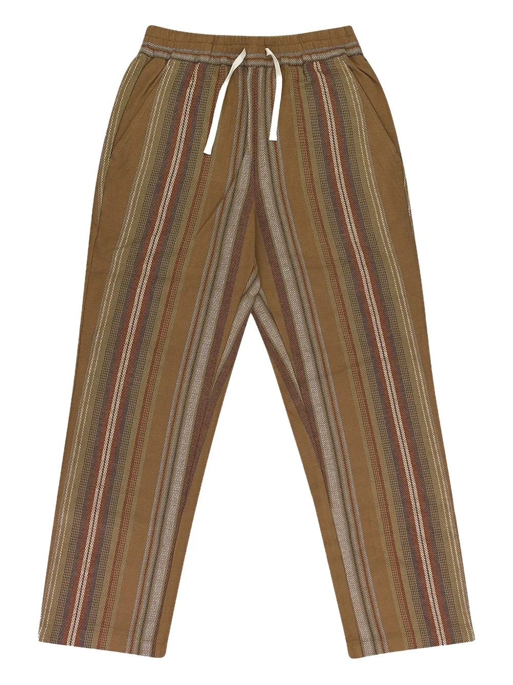 Aimé Leon Dore striped drawstring pants | Brown | Image 1