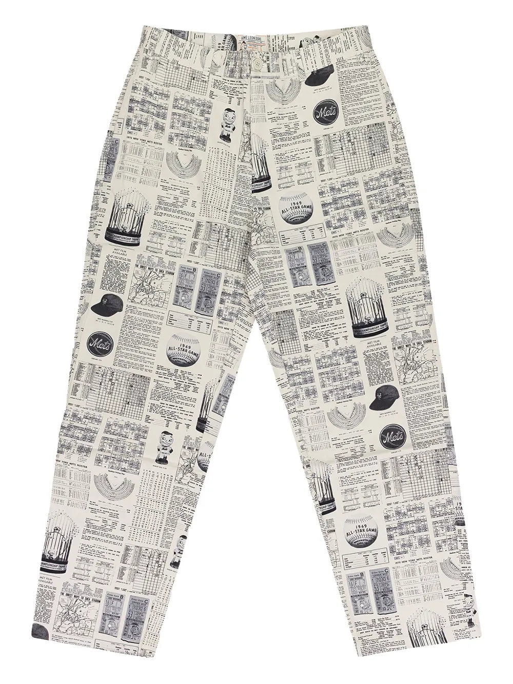Aimé Leon Dore New York Mets straight-leg trousers - グレー Aimé Leon Dore New York Mets straight-leg trousers - グレー