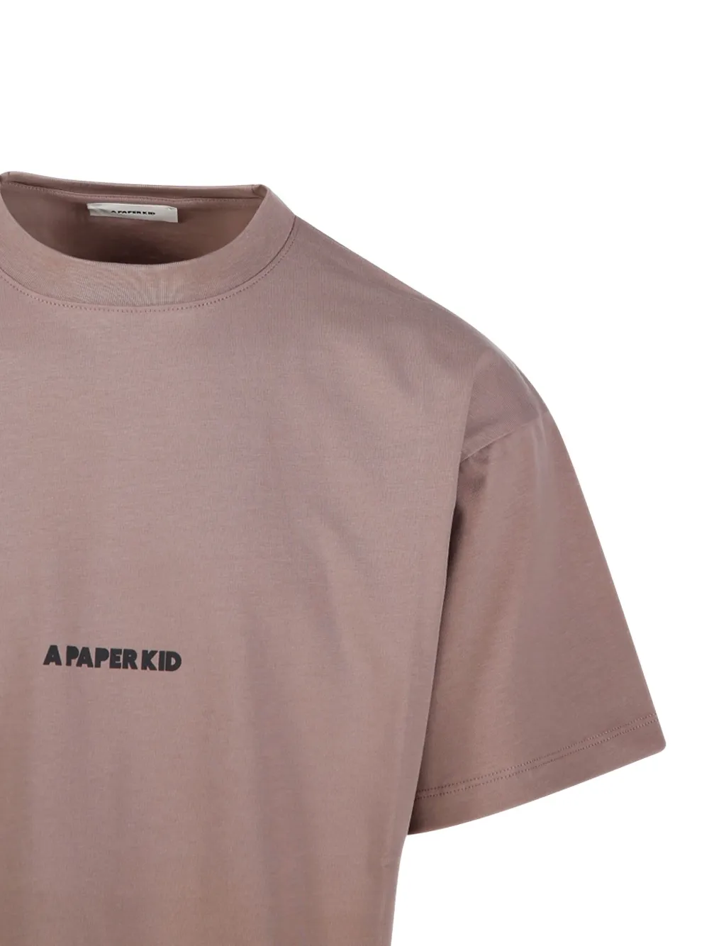 A Paper Kid Logo-print T-shirt In Brown