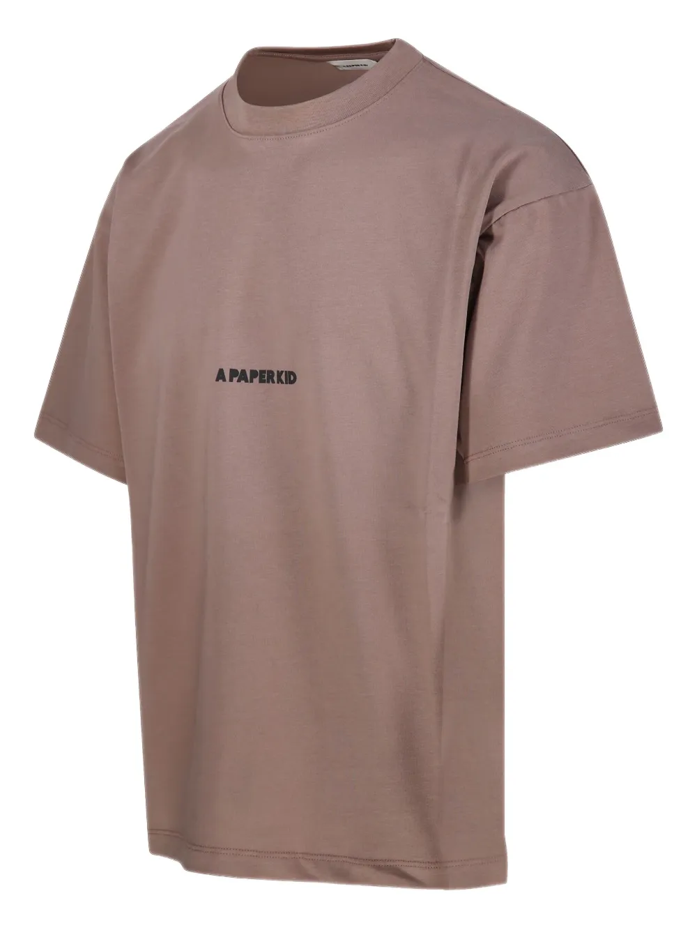 A Paper Kid Logo-print T-shirt In Brown