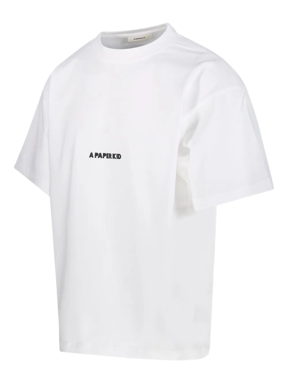 A Paper Kid T-shirt met logoprint Wit
