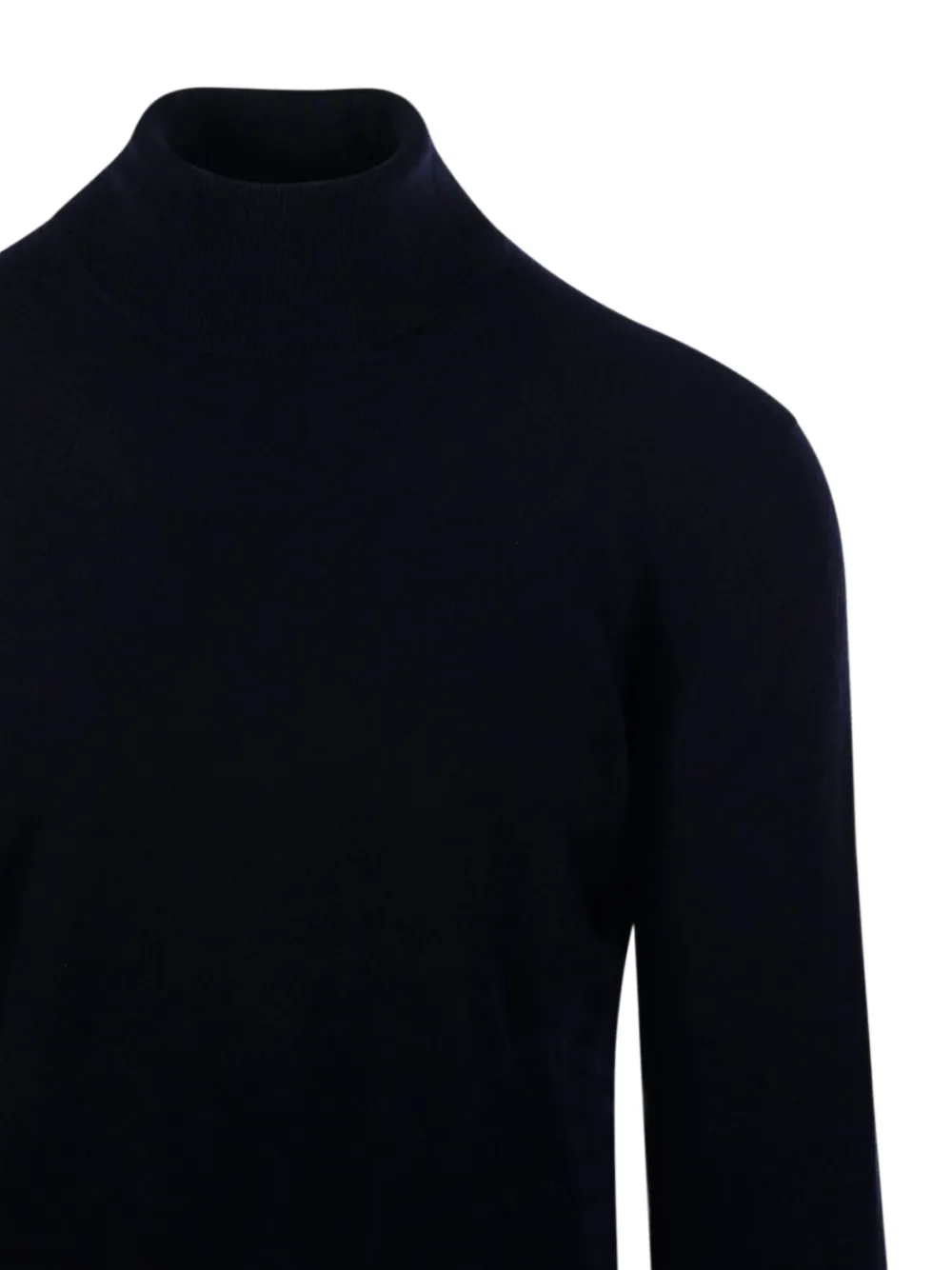 Altea Virgin Wool Classic Turtleneck Sweater In Blue