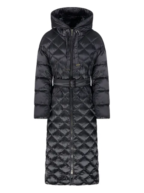 Max Mara quilted belted coat