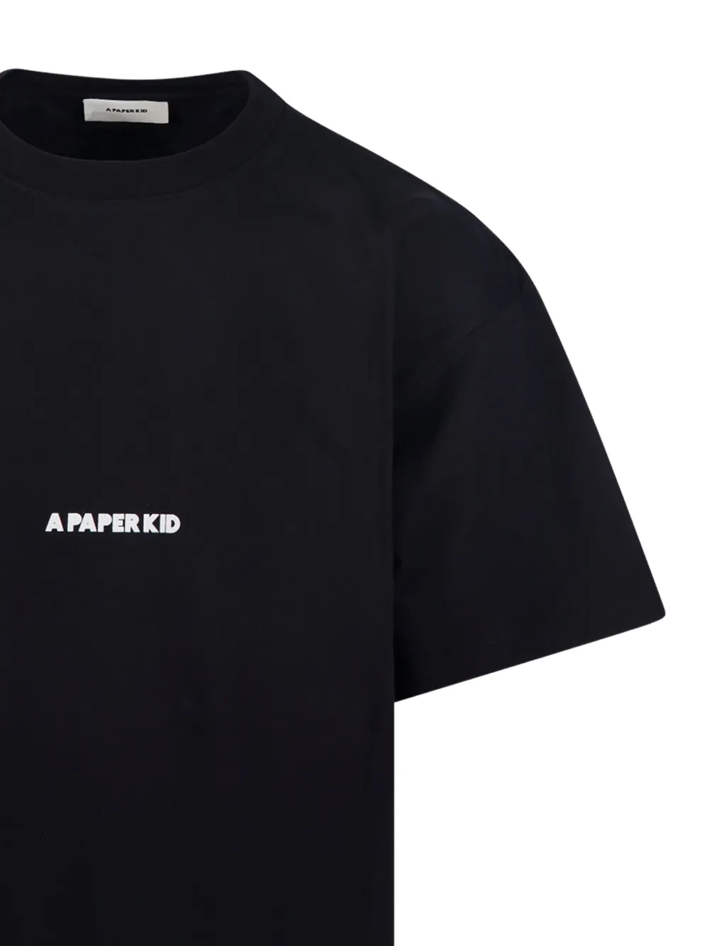 A Paper Kid Man T-shirt Black Size M Cotton In Black