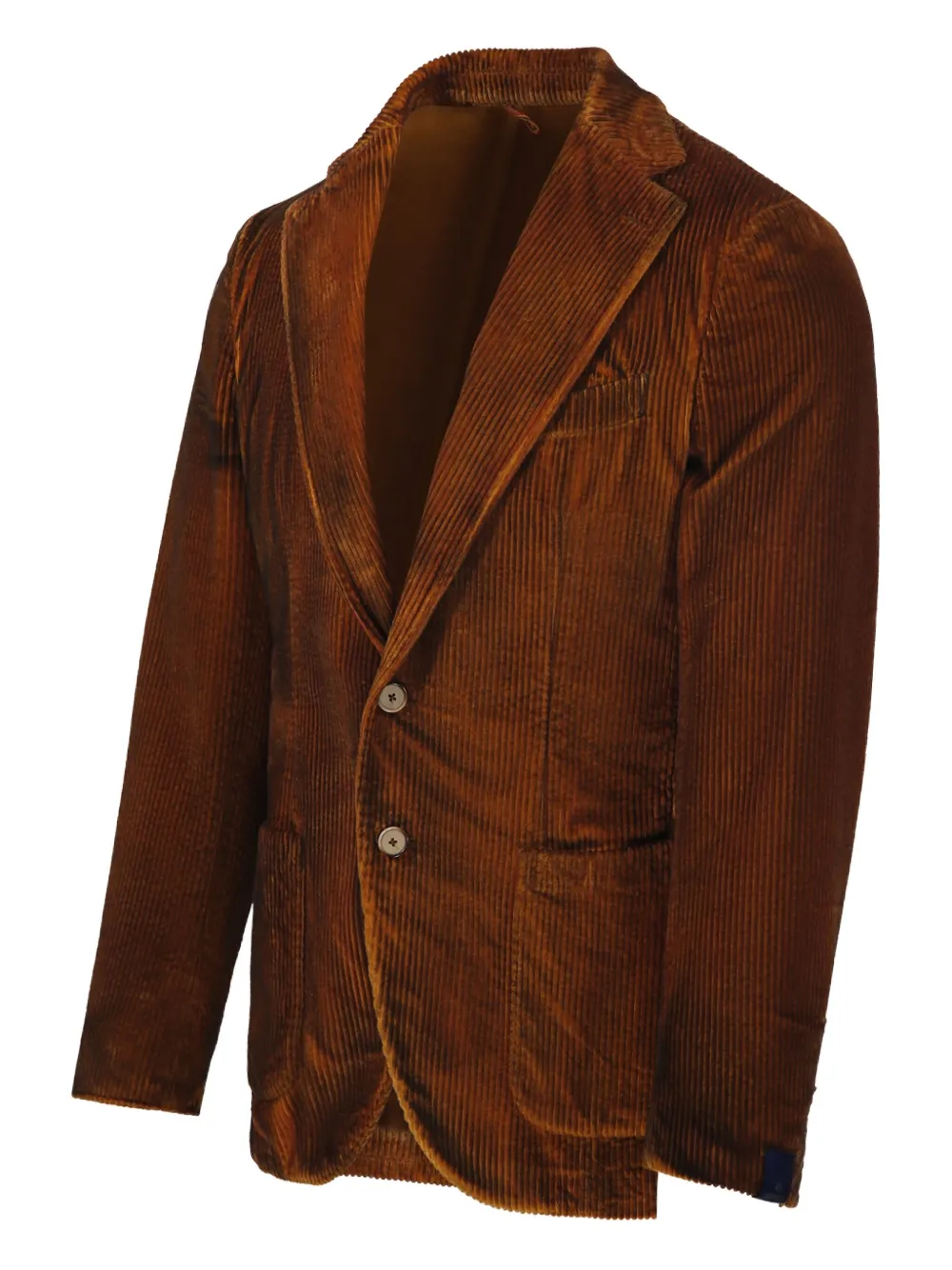 Santaniello Ribfluwen blazer Oranje