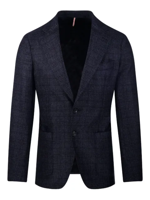 Santaniello houndstooth-pattern blazer