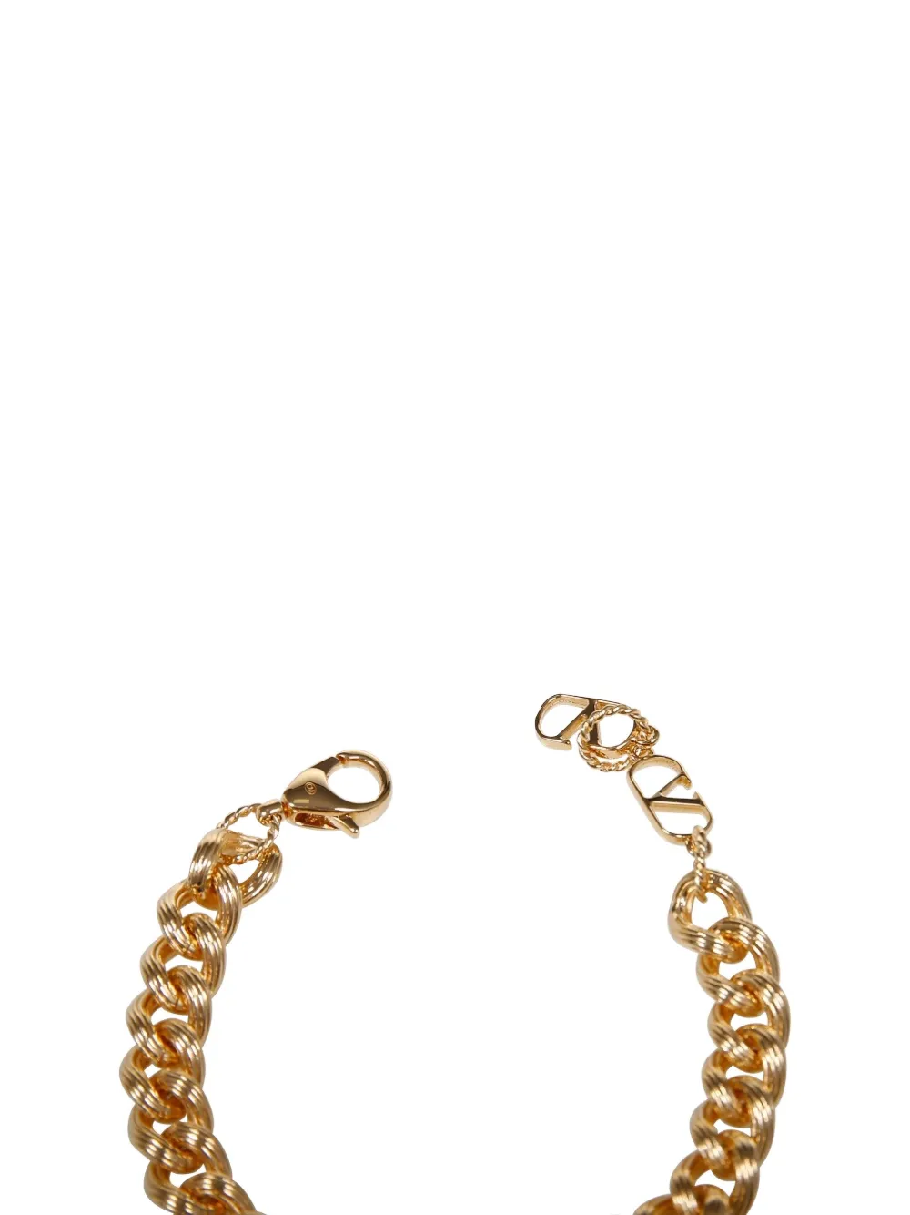Valentino Garavani curb-chain heart bracelet - Goud