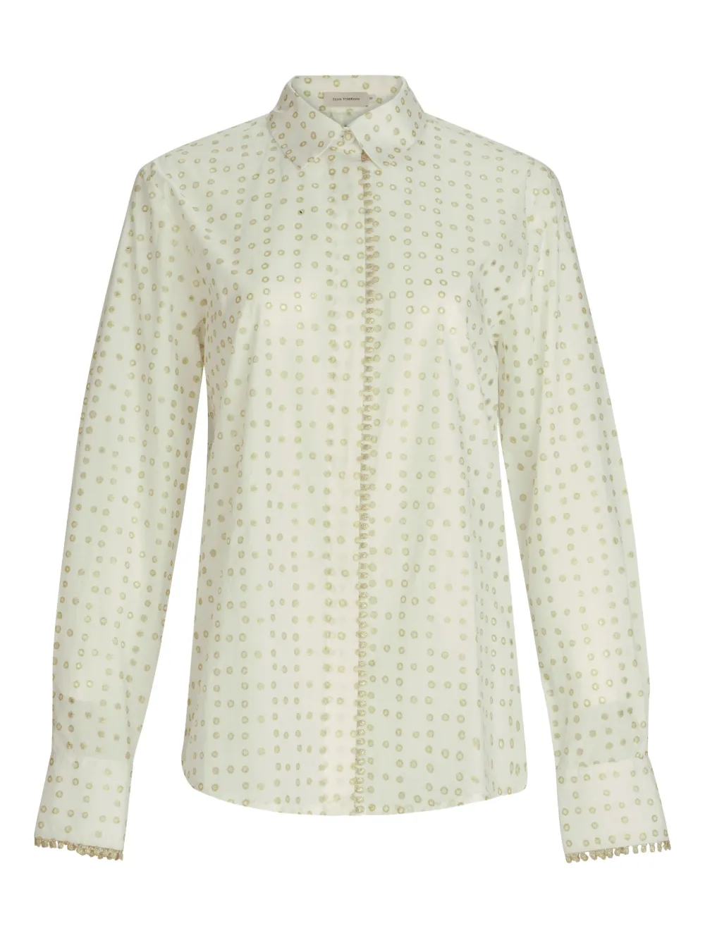 Silvia Tcherassi Naroa Cotton Shirt In Neutral