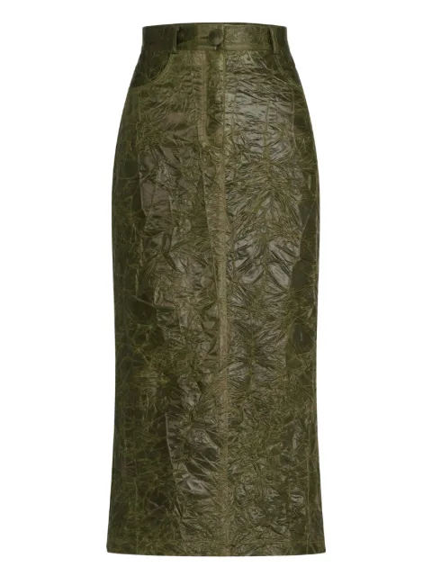 Silvia Tcherassi Layan crumpled midi skirt