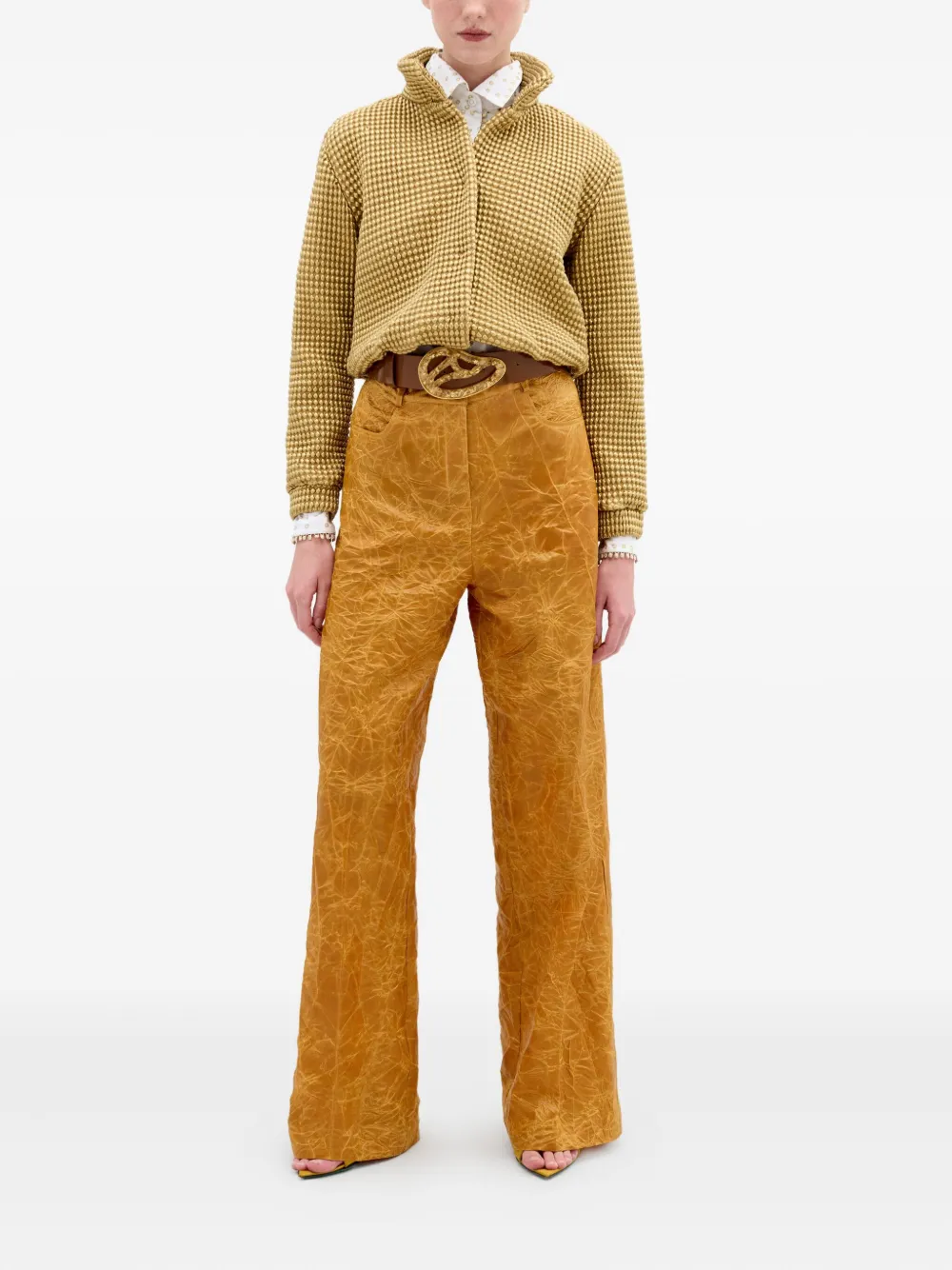 Silvia Tcherassi Zalta Cropped Jacket In Neutral
