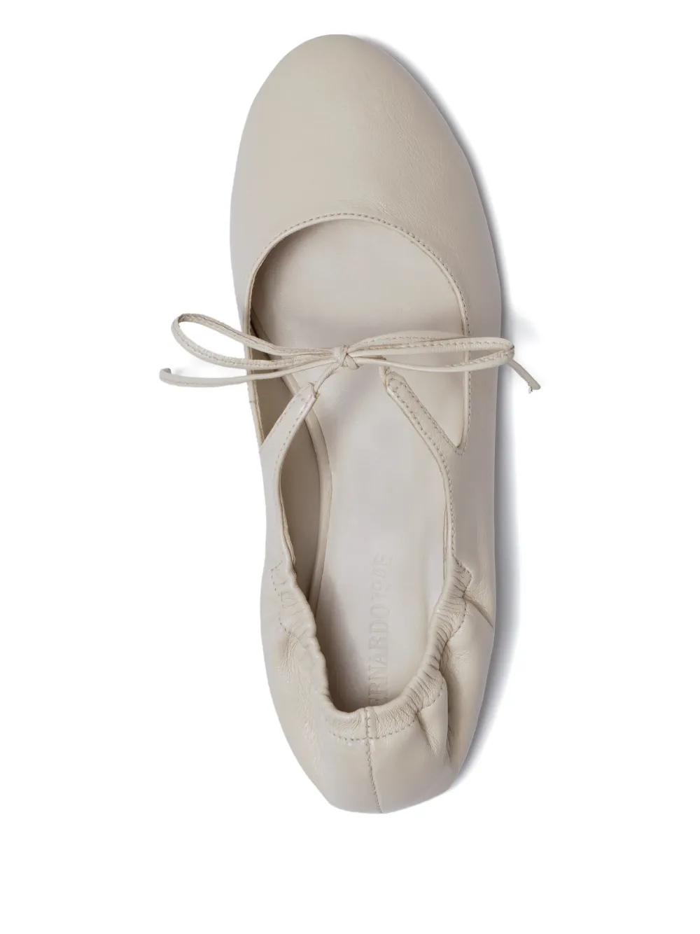 Bernardo 1946 Tie-fastening Elasticated Ballet Flats In Multi