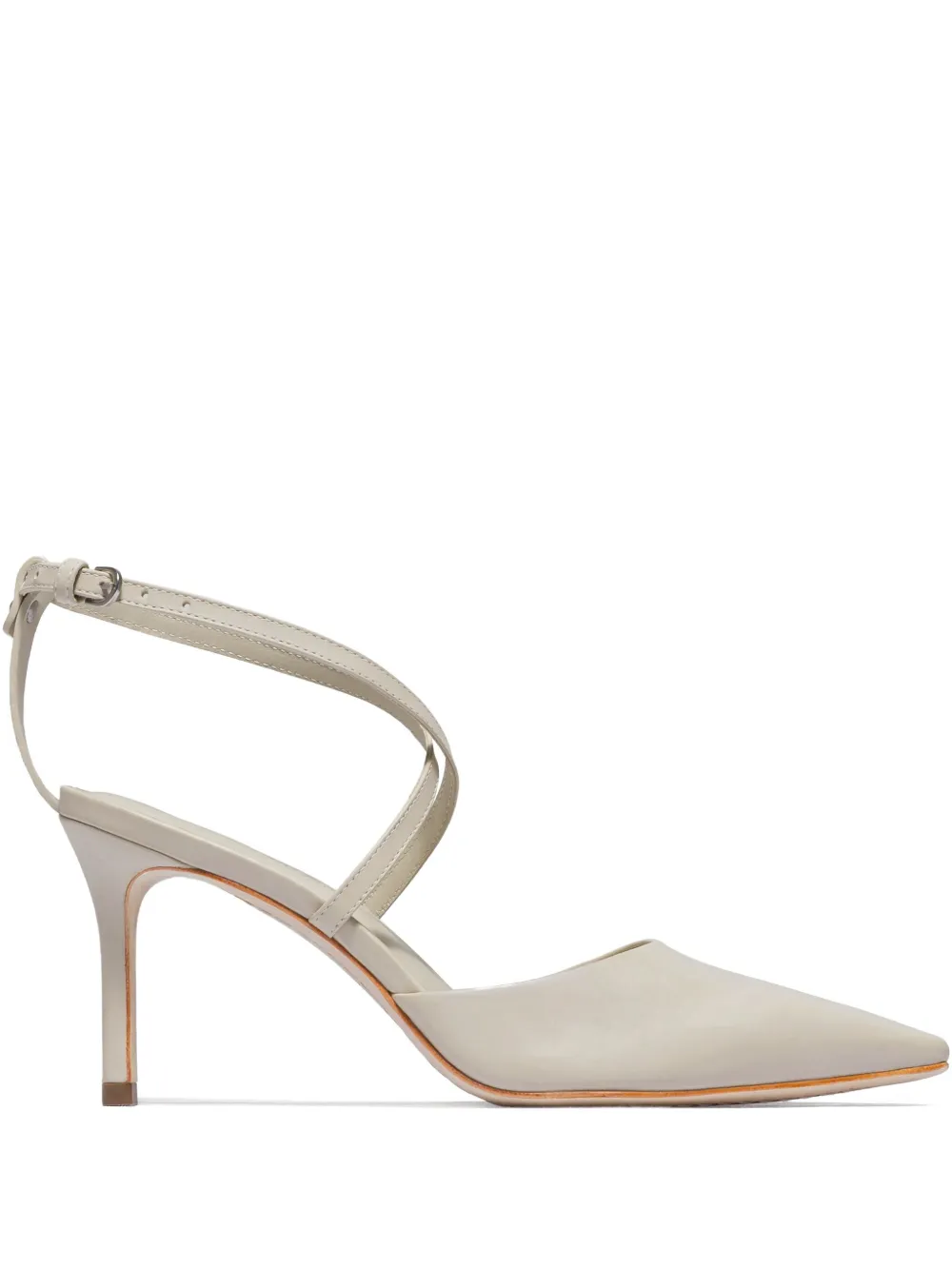 Bernardo 1946 Yazmin Pointed-toe Heeled Pumps In Gray