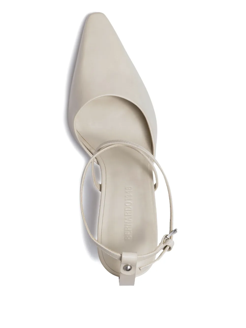 Bernardo 1946 Yazmin Pointed-toe Heeled Pumps In Gray