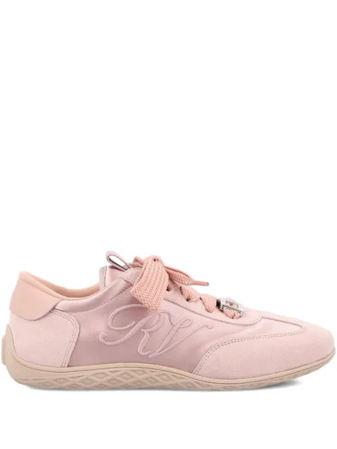 Roger Vivier Viv embroidered buckle sneakers