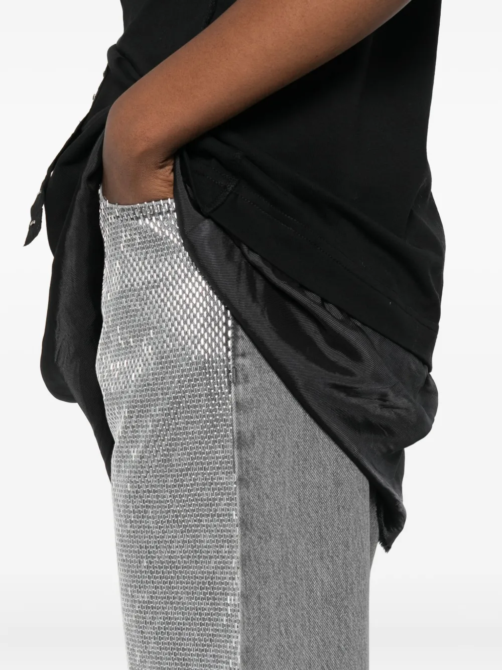 Haikure Jeans met vlakken Grijs