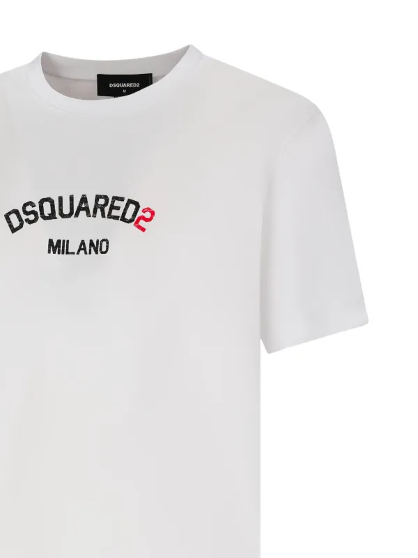DSQUARED2 ロゴ Tシャツ | ホワイト | FARFETCH JP