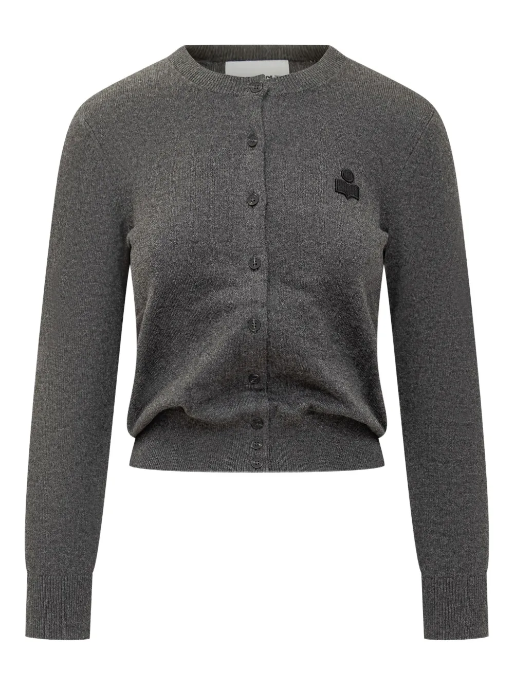 Isabel Marant Étoile Mona-gz Buttoned Cardigan In Gray