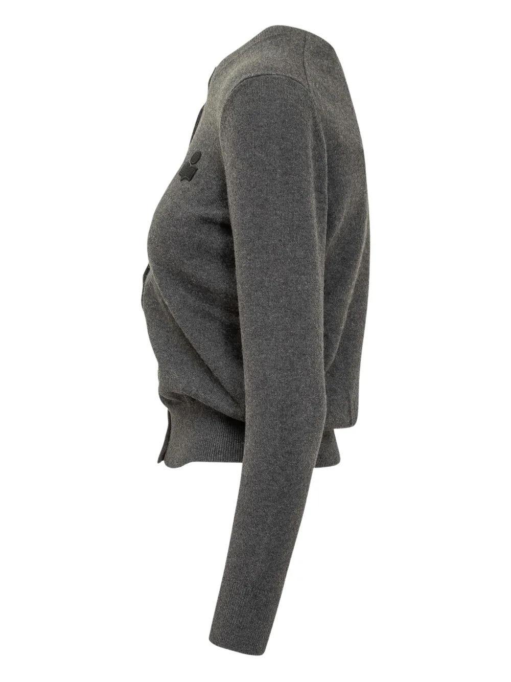 Isabel Marant Étoile Mona-gz Buttoned Cardigan In Gray