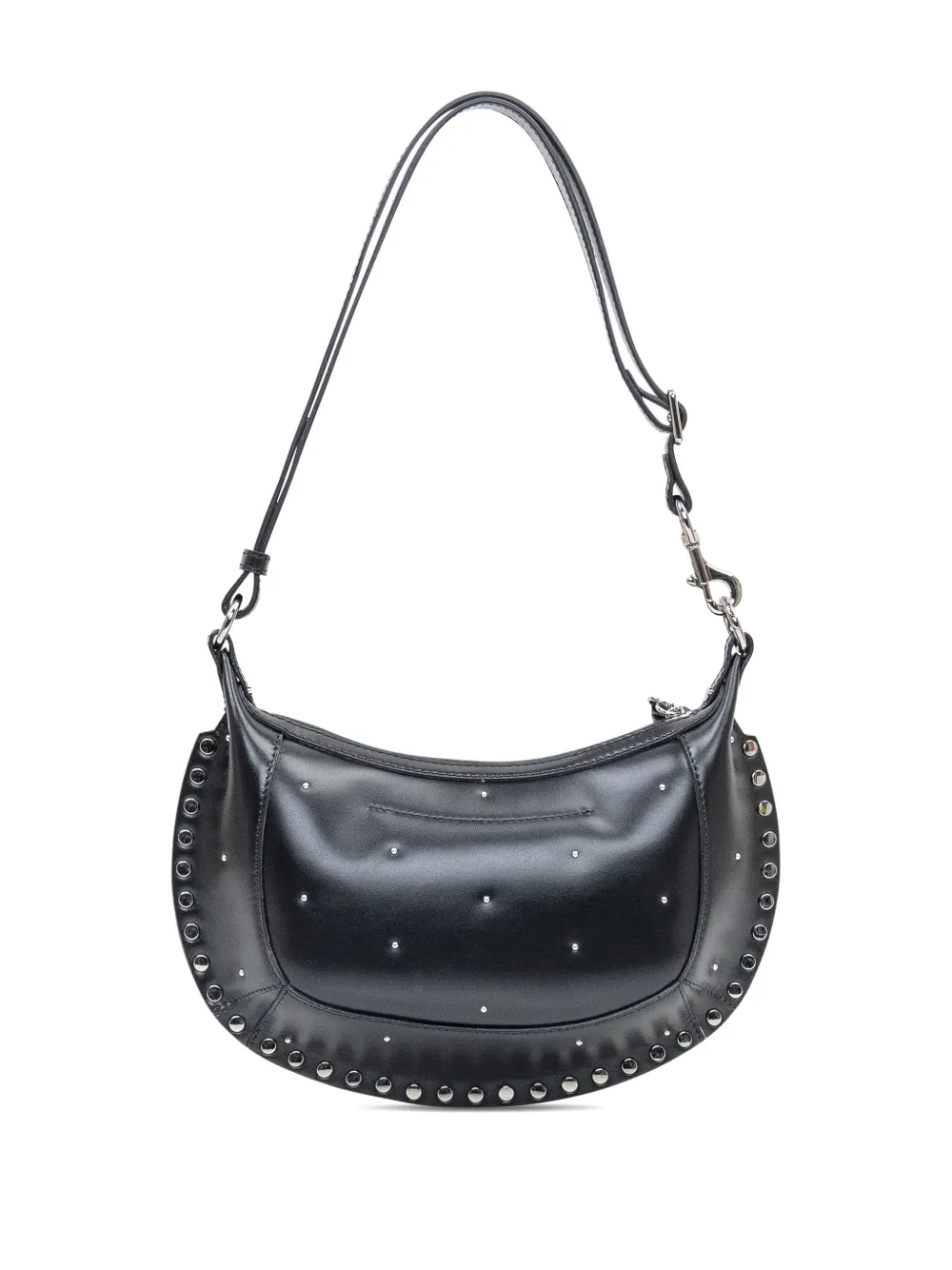 ISABEL MARANT Oskan Moon leather shoulder bag - Zwart