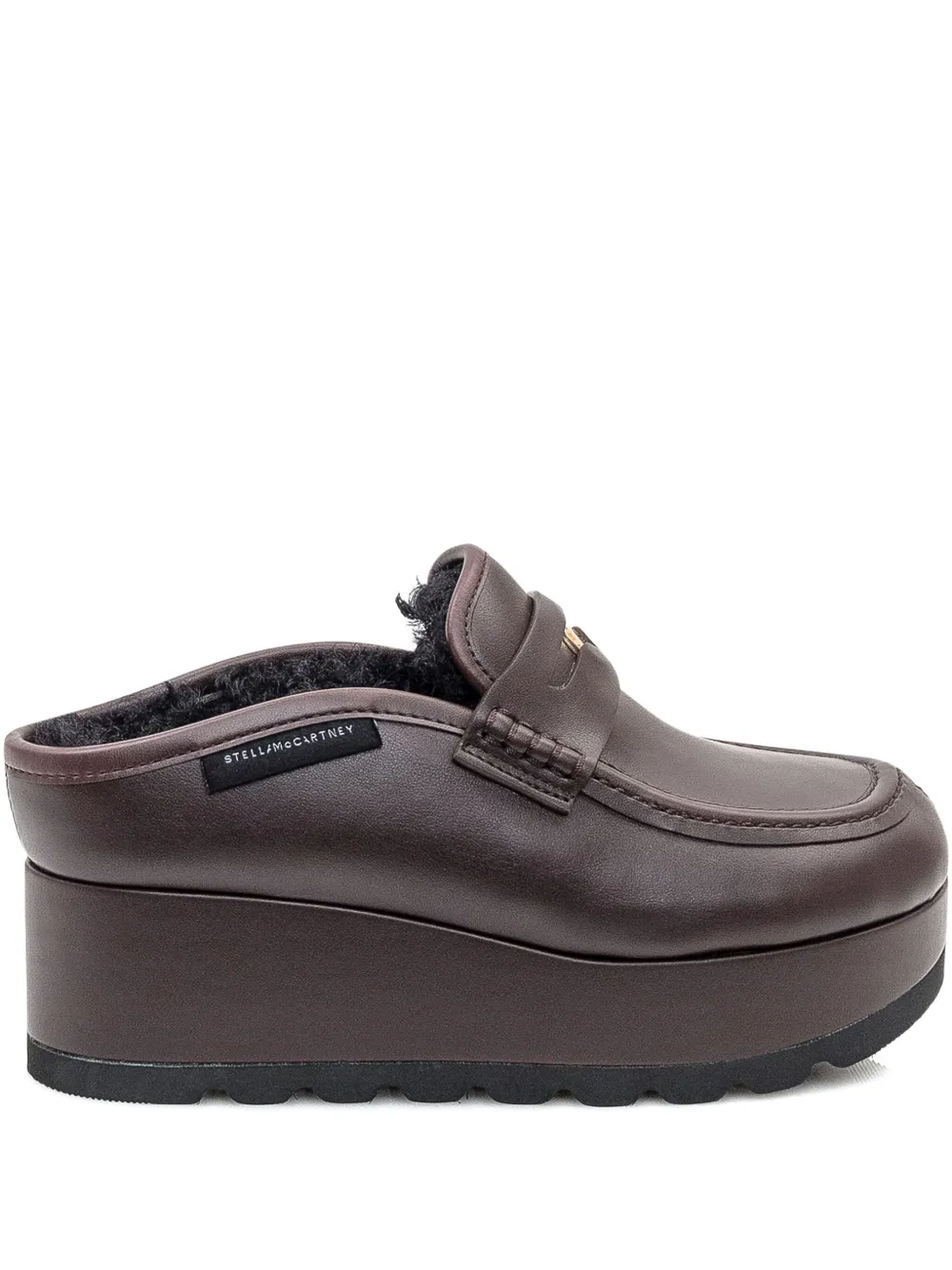 Stella McCartney Elyse Alter Mat platform mules | Brown | Image 1