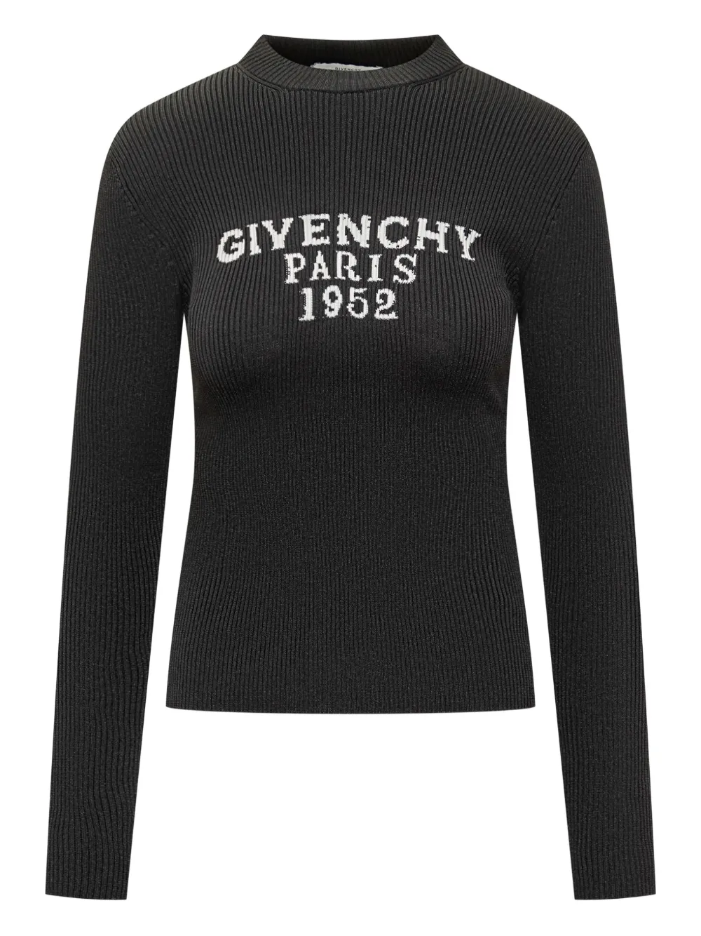 Givenchy ribbed logo-jacquard sweater | Black | Image 1