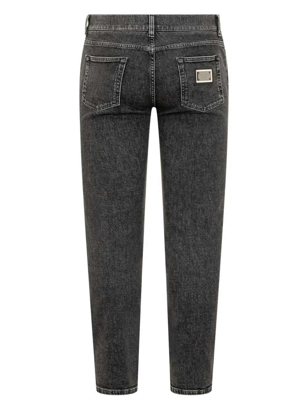 Dolce & Gabbana metal plaque jeans | Regular & Straight-Leg Jeans | Image 2