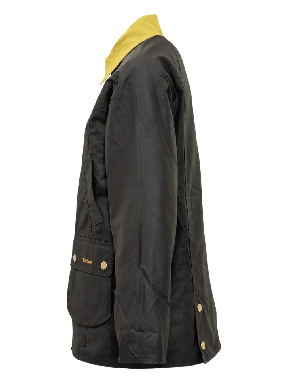 Barbour Jack met contrasterende kraag Zwart