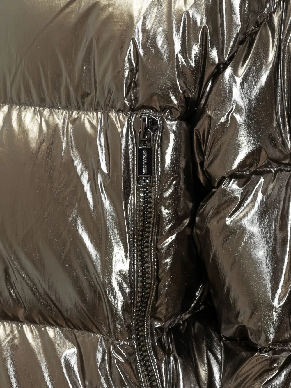 Michael Kors Donsjack met metallic-effect Grijs