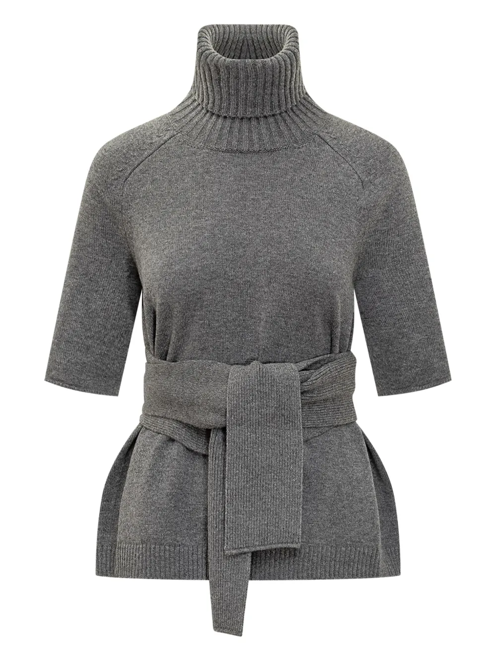 Lanvin turtleneck belted top | Grey | Image 1