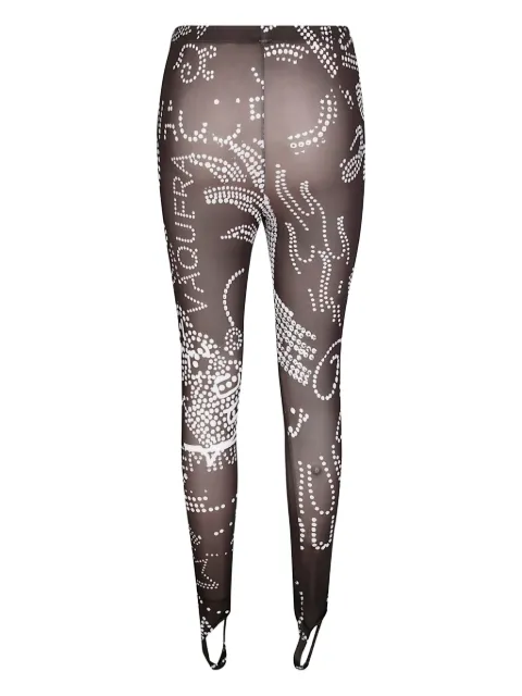 Vaquera leggins con apliques de strass