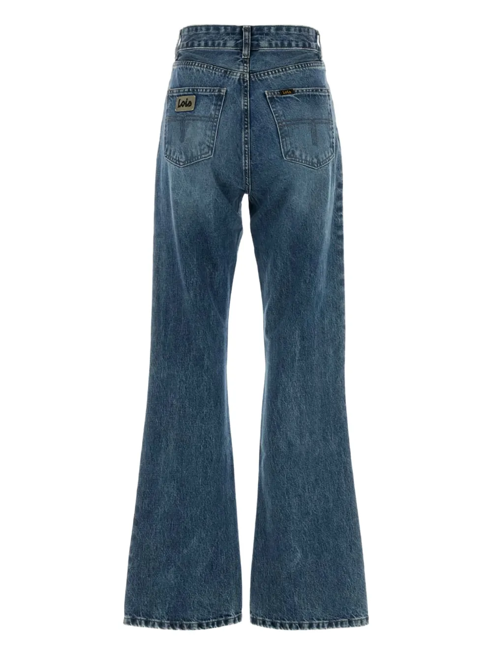 LOIS JEANS cotton-blend flared jeans - Blauw