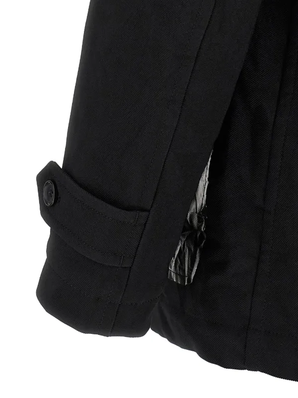 Comme Des Garçons Shirt ダブルコート | ブラック | FARFETCH JP