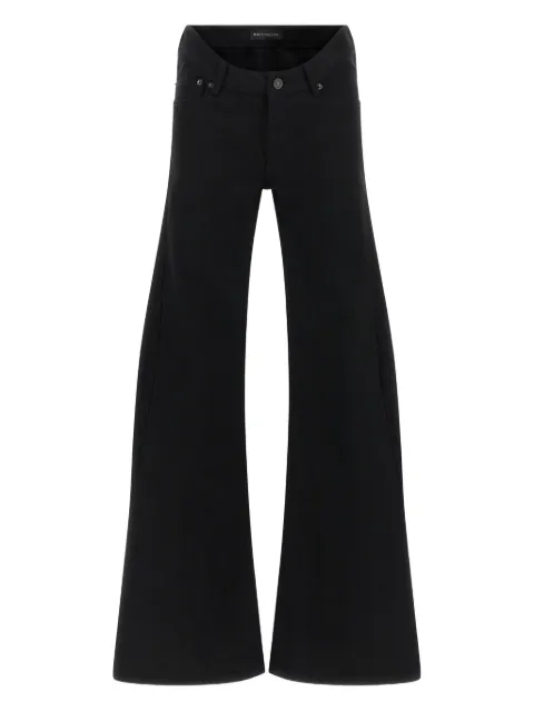Balenciaga buttoned flared jeans