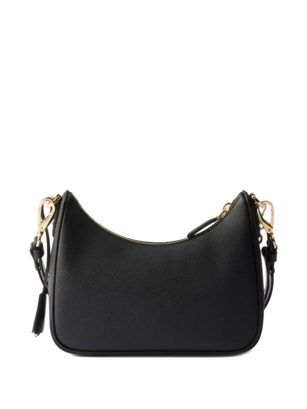 Prada Re-Edition leren schoudertas - Zwart