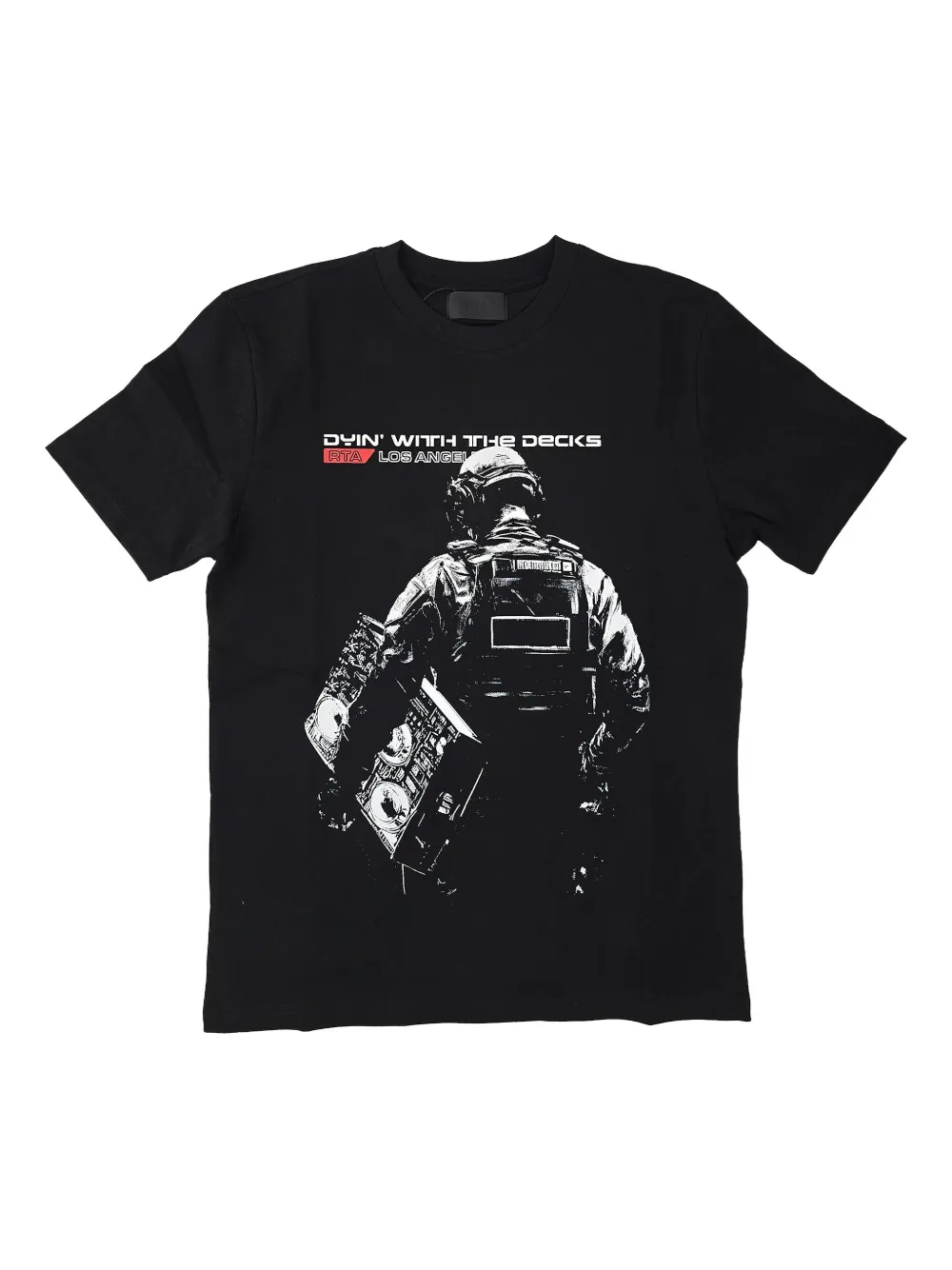 Rta Liam Deck T-shirt In Black