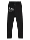 RTA logo-print track pants - Black