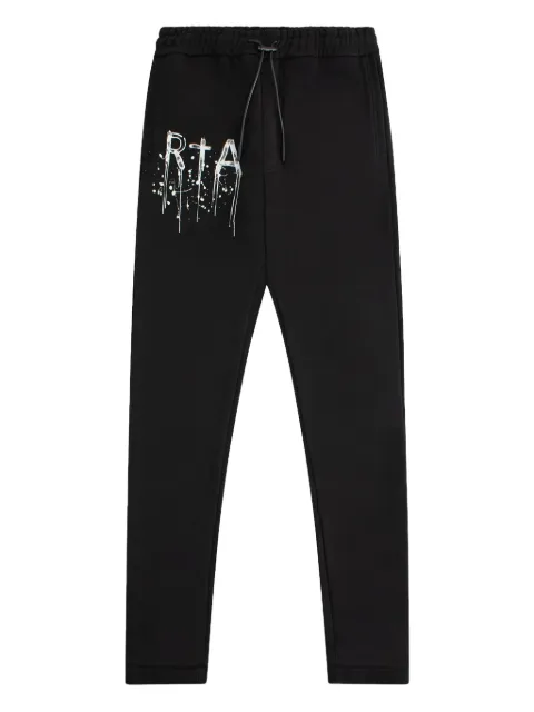 RTA logo-print track pants
