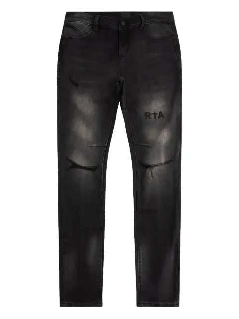 RTA jeans bootcut con efecto desgastado