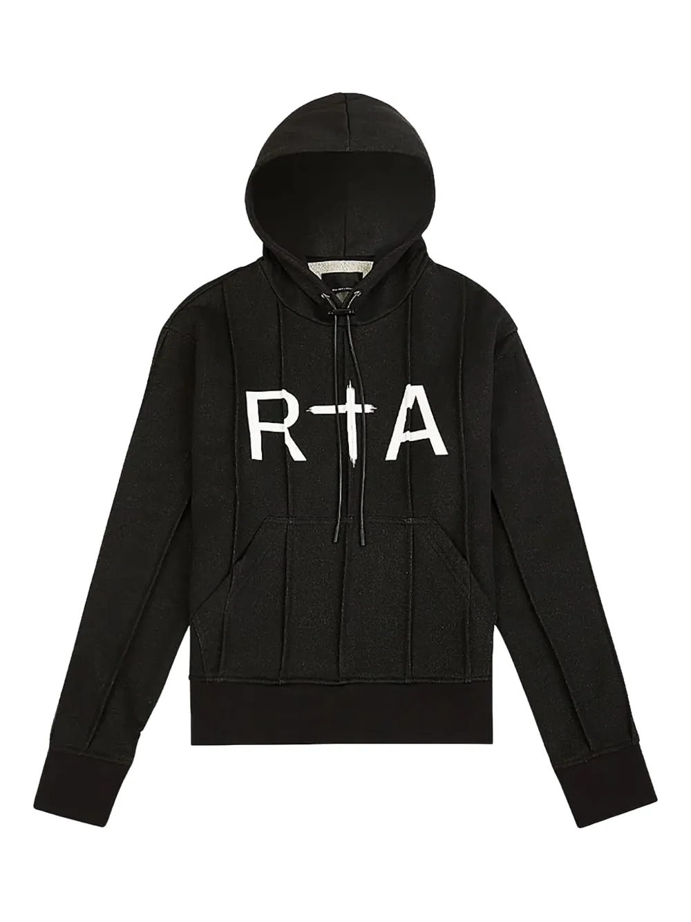 Rta Logo-print Hoodie In Black