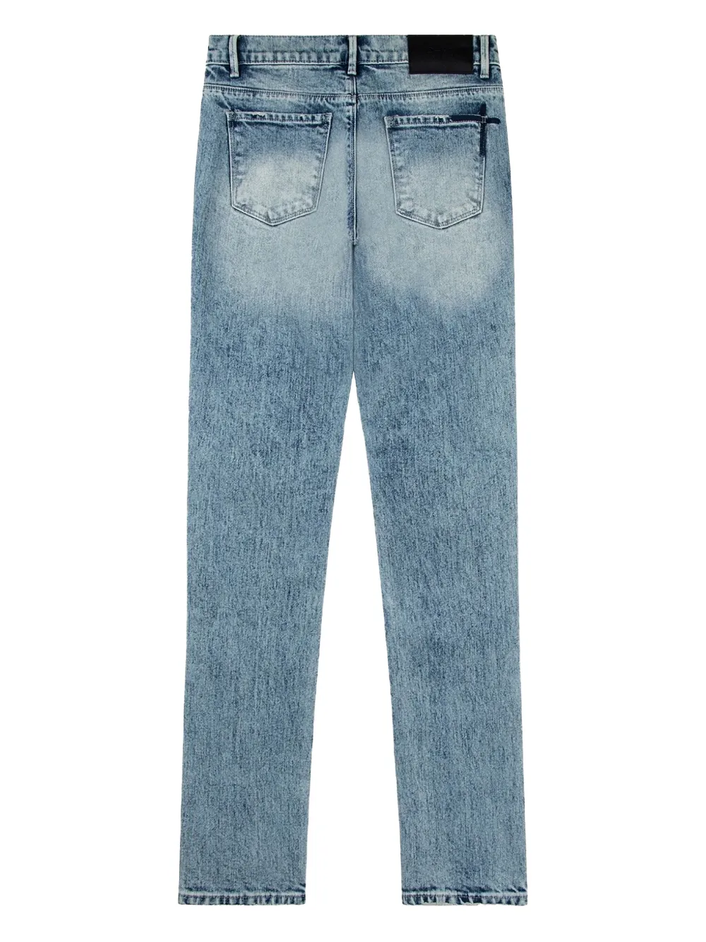 Rta Bryant Distressed Bootcut Jeans In Blue