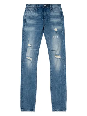 パンツ Just Cavalli Deconstructed Denim Jeans Just cavalli (ジャスト カヴァリ) 総柄 サイドライン 裾ジップ