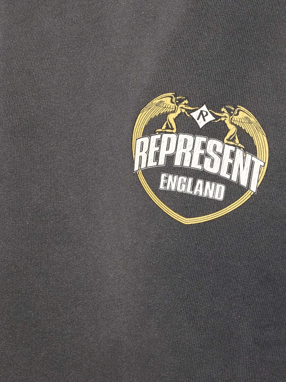 Represent Graphic Crewneck Sweater Long Sleeves In Black