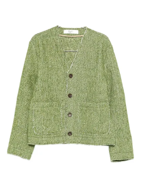 Séfr buttoned patch-pocket cardigan