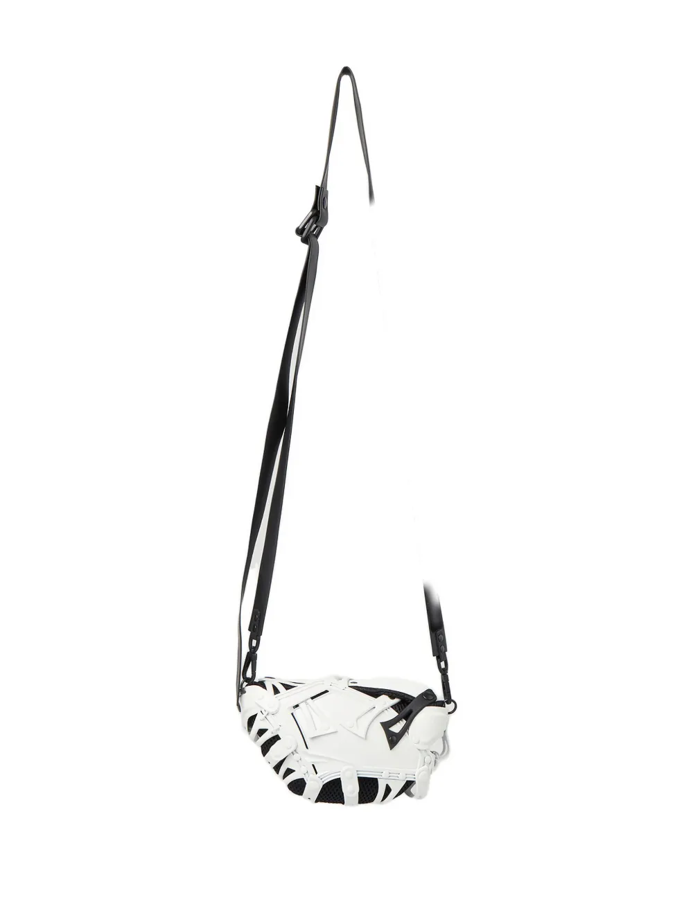 Innerraum Armoured Flap Messenger Bag In White