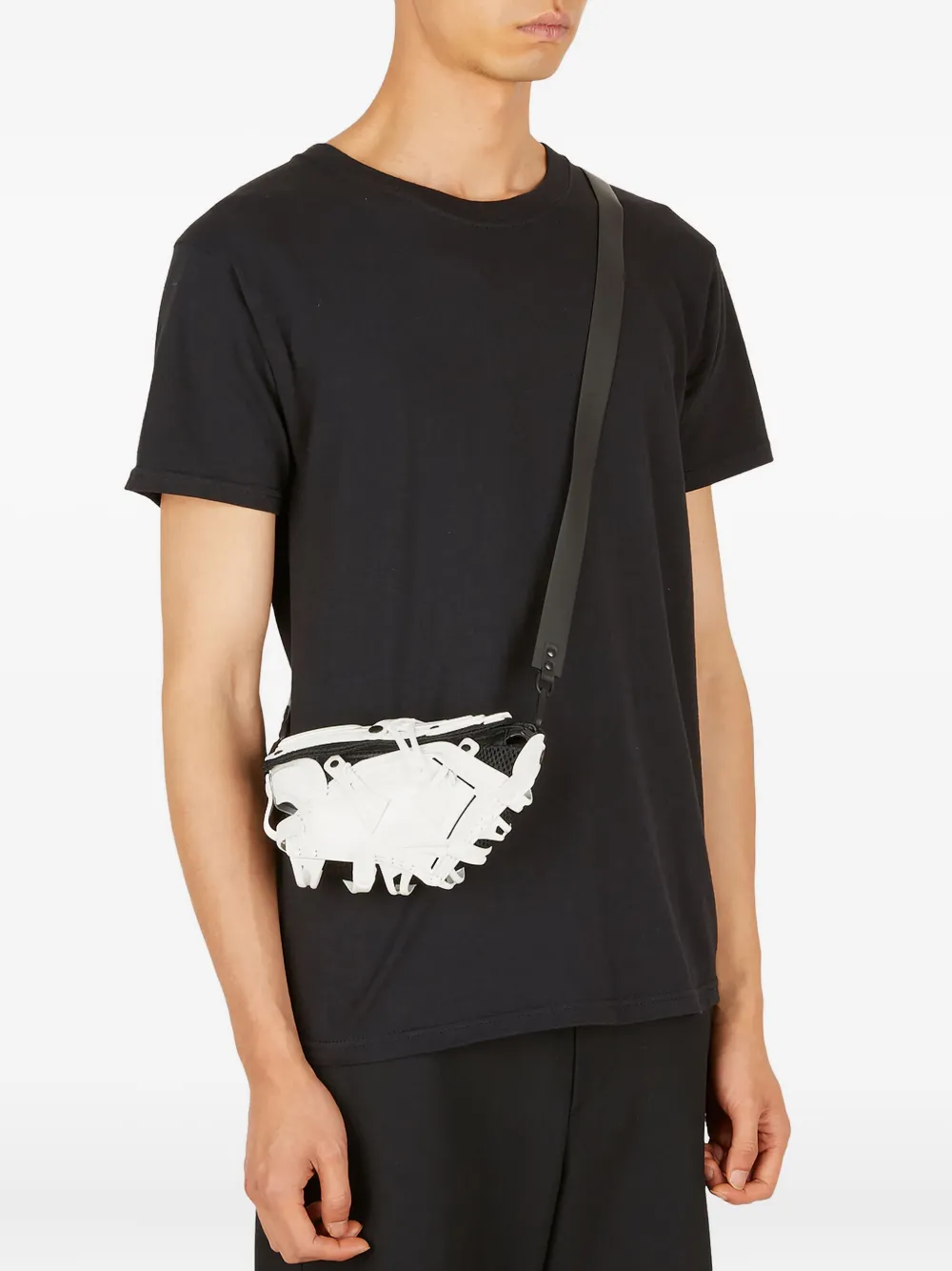 Innerraum Armoured Flap Messenger Bag In White