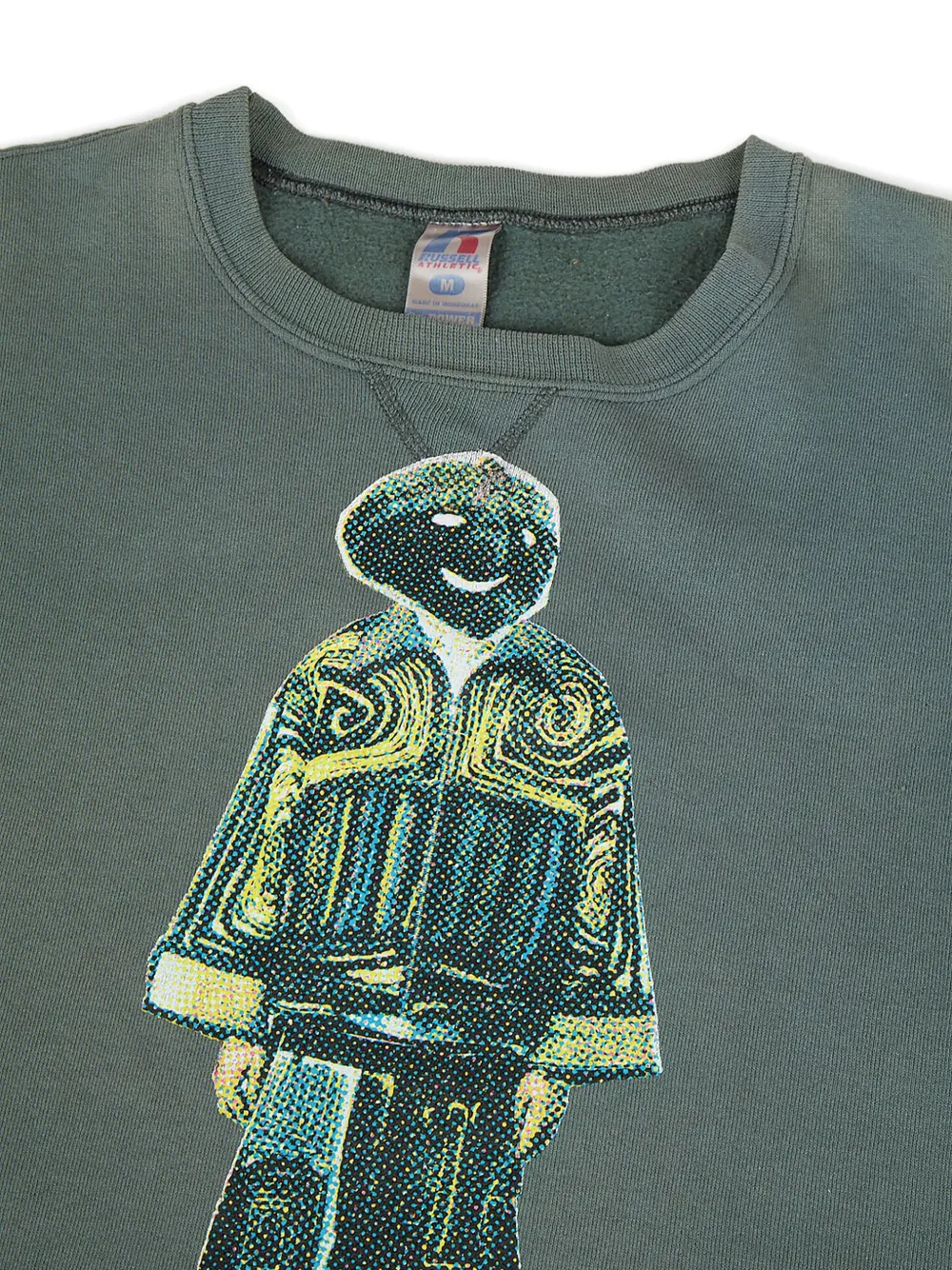 Drx Farmaxy For Ln-cc Graphic-print Crew-neck Sweatshirt In Green